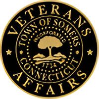 Here's an alt tag for the image: Somers, Connecticut Veterans Affairs seal.